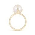 thumbnail image 2 of ANGARA Trillium Freshwater Cultured Pearl Solitaire Ring in 14K Yellow Gold for Women | June Birthstone, Birthday, Anniversary, Jewelry Gift for Women | Pearl Ring, 2 of 9