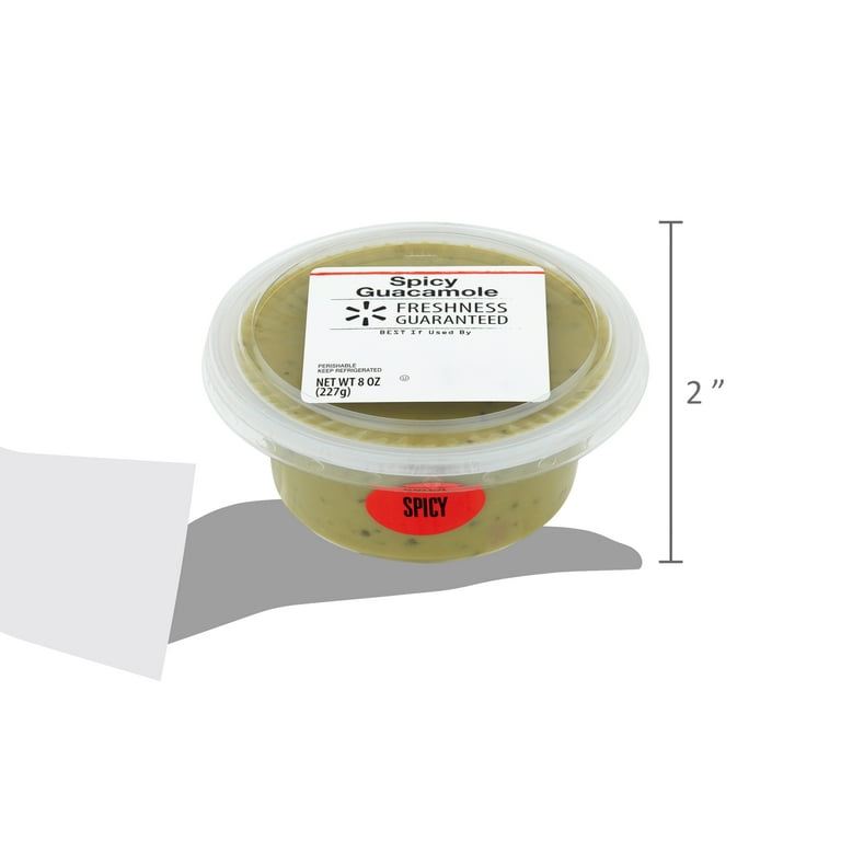 Freshness Guaranteed Spicy Guacamole 8 oz Tub with Hass Avocado