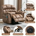 thumbnail image 2 of Bonzy Home Power Lift Chair Recliner for Elderly, Suede Fabric Heavy Duty Electric Lift Recliner with Massage,For tall men, Brown, 2 of 12