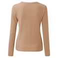 thumbnail image 5 of Women Cardigan Women'S Knitted V Neck Patchwork Button Up Cardigan Top, 5 of 9