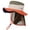 Green#01, variant on Wide Brim Sun Hat for Kids Neck Flap UPF 50+ Protection Sunscreen Caps Boys Girls Beach Swim Sunhat with Adjustable Chin Strap 2-8Y,Navy