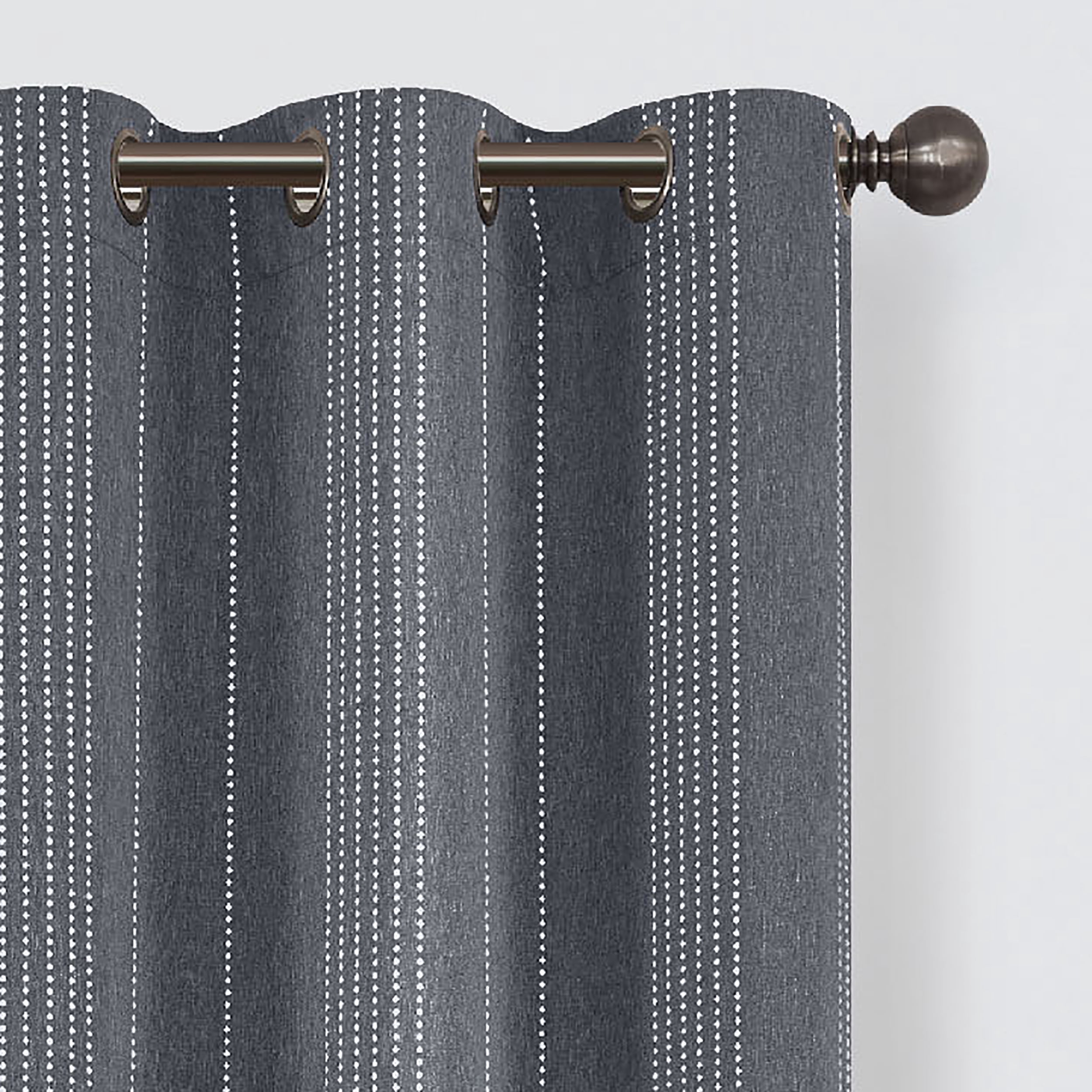 Eclipse Ronneby Blackout 40 x 94 Curtain Panel in Slate