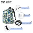 thumbnail image 3 of Disketp Game All Day print Canvas Backpack Lightweight Travel Daypack Student Rucksack Laptop Backpack-, 3 of 5