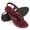 Red, variant on Casual T-Strap Thong Sandals for Women Open Toe Summer Boho Slide Sandals Non Slip Sole Comfortable for Walking Beach Dressy Sandals