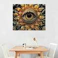 thumbnail image 2 of Orinice Sunflower Eye Smaller Flowers Fine Art Aesthetic Poster & Print Wall Painting for Home Decor 16x12in, 2 of 6