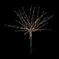 thumbnail image 6 of Alpine Corporation 39"H Indoor/Outdoor Metallic Foil Tree Stake Holiday Decoration with White LED Lights, 6 of 12