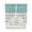 Gray Turquoise White, variant on Grey Chevron Swag Valances for Windows, Geometric Turquoise Print Wavy Striped White Rod Pocket Sheer Valances for Windows, Swag Toppers Light Filtering for Kitchen Living Room 2 Panels 36''x36''