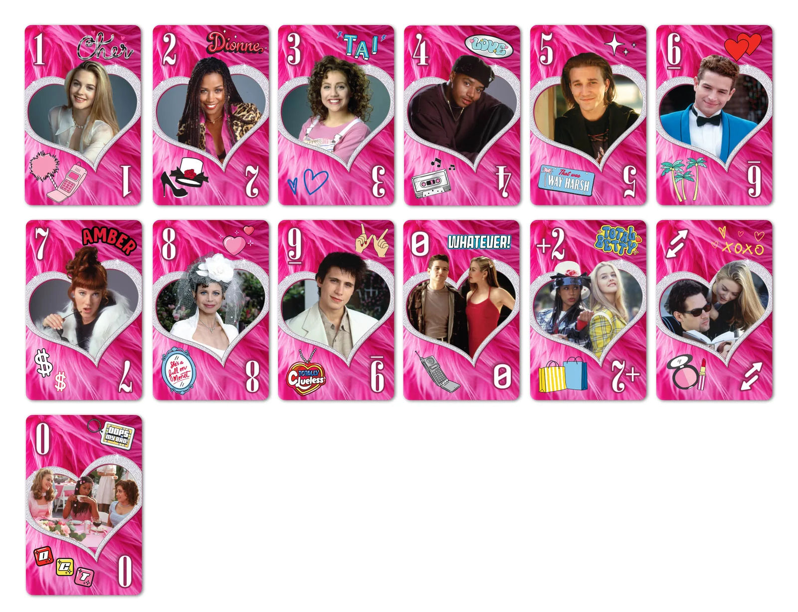 Mattel - UNO - Clueless Fandom 30th Anniversary Card Game Deck