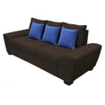 thumbnail image 3 of Sofa El Bazar Store Islandia Lino Chocolate 3 Plazas Modular Moderno, 3 of 4