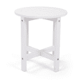 thumbnail image 5 of Round Outdoor Side Table, Patio Garden Stool Coffee End Table Nightstand for Small Spaces, Living Room, Front Porch, Poolside, 5 of 10