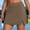 *Khaki, variant on Binmer Women's High Waisted Tennis Skirt, Athletic Skort with Built in Shorts for Golf, Running and Workout Blue,Women's Plus L