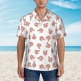 thumbnail image 3 of Haiem Red Fox Printed Hawaiian Shirt for Men - Men’s Casual Beach Summer Shirts - Stretch Fabric with Modern Fit-XX-Large, 3 of 8