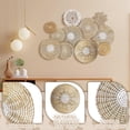 thumbnail image 4 of Cesta de pared Decor Xuhal, tejida, bohemio, 11 unidades, 4 of 6