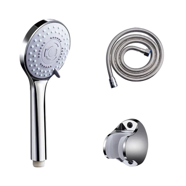 Cateissary Cabezal de ducha portátil multimodos ajustable antioxidante rociador de alta presión casa baño rociador de baño Juegos de accesorios de baño Tipo3 Cateissary HA000632-02B