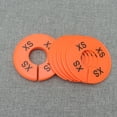 thumbnail image 1 of WRITWAA 10Pcs Closet Size Dividers for Racks Orange Plastic Saving Sorting Time, 1 of 5