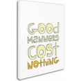 thumbnail image 2 of Trademark Fine Art "Good Manners II" Canvas Art by Megan Romo, 2 of 3