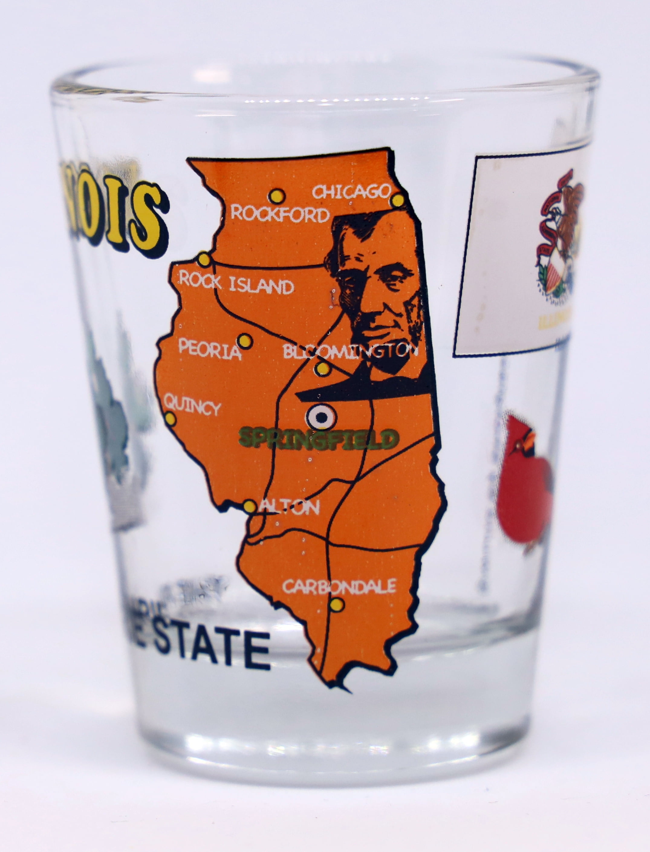 ILLINOIS THE PRAIRIE STATE ALL-AMERICAN COLLECTION SHOT GLASS SHOTGLASS 