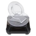 thumbnail image 4 of OUNONA 1 Set Solar Powered Rotating Display Turntable Black Round for Jewelry Sellers AA Battery Powered, 4 of 8