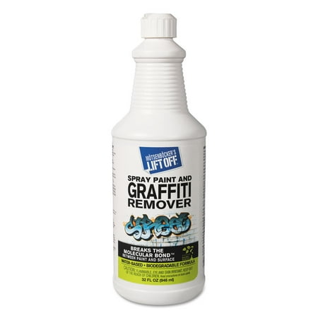 4 Spray Paint Graffiti Remover, 32oz, Bottle,