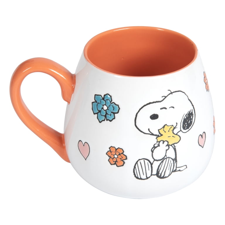 Gibson Home Peanuts Mother Baby Orange 20oz Mug photo 5