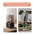 thumbnail image 4 of QTBIUQ Aromatherapy Diffuser Candle Aroma Diffuser Usb Desktop Candle Home Humidifier Comes With 10ml Essential Oil Black, 4 of 9