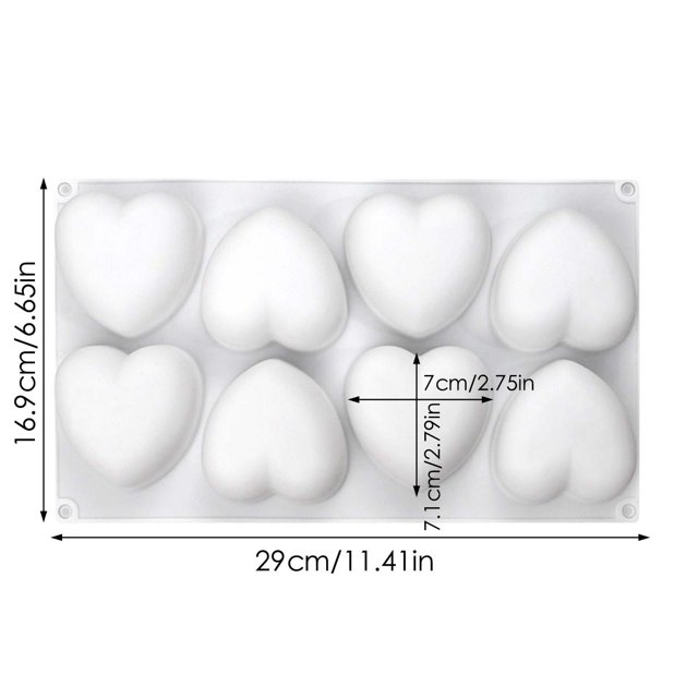 JJKBVCLO Silicone Food Grade Chocolate Cake And Ice Baking Tools Kitchen Helpers Non Stick