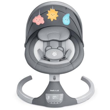 Jool Baby Nova Swing for Newborns with Bluetooth & Remote Control (Updated Model, Gray)