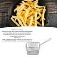 thumbnail image 4 of Cesta De Acero Para Freír Patatas Fritas, Cesta De Freidora De Alambre, Mini Patatas Fritas De Acero Inoxidable, Cestas Para Freír, Colador De Presentación De, 4 of 7