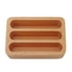 thumbnail image 2 of Tarjetero de madera maciza | Organizador de escritorio para oficina, restaurante u hotel | Caja de madera beige y marrón con diseño sencillo, 2 of 6