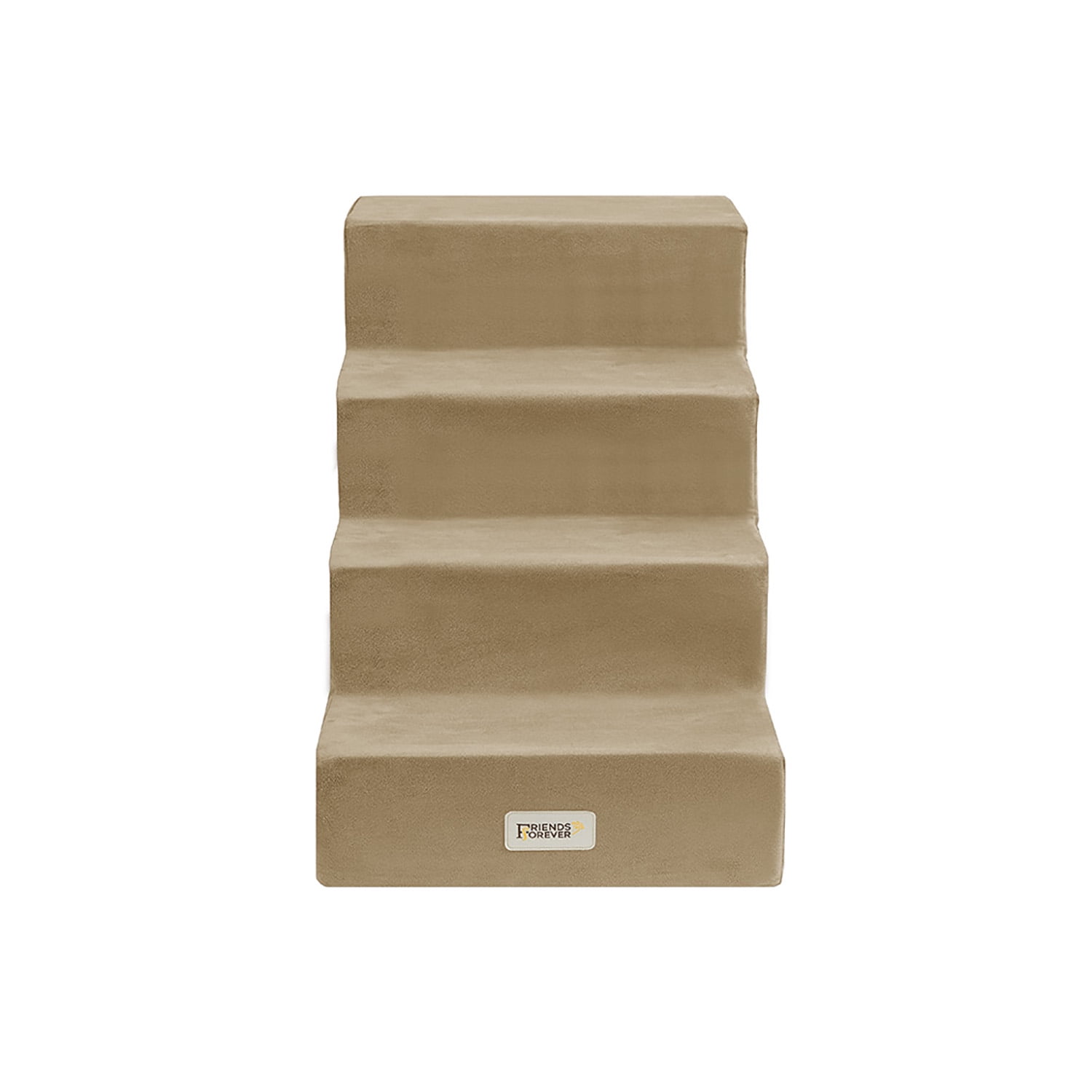Pefilos 24" Pet Stairs for Small Pet, 4-Step Ramp for Beds and Couch with Non-Slip Carpeted Indoor Ladder, Cat Tree Climber, Gray Pefilos 24" Pet Stairs for Small Pet, 4-Step Ramp for Beds and Couch with Non-Slip Carpeted Indoor Ladder, Cat Tree Climber, Gray