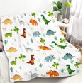 thumbnail image 1 of Dinosaur Blanket for Boys Girls, Dinosaur Blankets for Kids Teens Adults Fleece Flannel Cozy Dino Blanket for Boys Birthday Children''s Day Gifts Soft Throw Blanket for Couch Bed, 40\\, 1 of 6