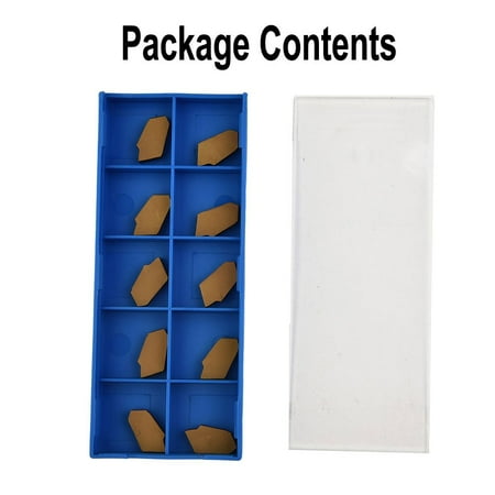

10 Pcs ZQMX 3N11-1E SP300 GTN-3 3mm Cut-Off Grooving Carbide Inserts CNC Tool