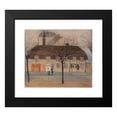thumbnail image 2 of Ivar Arosenius 17x15 Black Modern Framed Museum Art Print Titled - Servant-Girl and Policeman (1905), 2 of 5