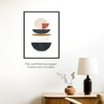 thumbnail image 6 of Large Minimalist Poster of Layered Shapes, Geometric Abstract Wall Art Prints for Living Room Office Entryway Decoration, Boho Artwork, Unframed, Size 16x20 / 40x50 cm, 6 of 14