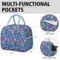 thumbnail image 6 of Womens DarkBlue Cartoon Dinosaurs Planets Pattern Lunch Box for Work,Insulated Lunch Bag for Women,Loncheras Para Mujer,Leakproof Adult Lunch Bag for Work,Beach,Travel,Picnic,Camping, 6 of 7