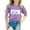 Purple, variant on Phcqqok Fourth of July Shirt Trendy Girls Short Sleeve T Shirt Cute Printed Tees for Teen Kids Comfortable Casual Top Stylish Fan 1-2 Years