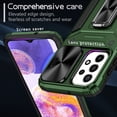 thumbnail image 4 of Allytech for Samsung Galaxy A23 4G Case with Camera Lens Protector, Full Body Shockproof Rugged Hybrid PC TPU Bumper Kickstand Slim Case Phone Cover for Samsung Galaxy A23 4G - Green, 4 of 10