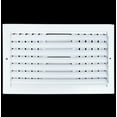 thumbnail image 4 of [2 Pack] Fits 14x8 Duct Opening 3 WAY Fixed Curved Blade Air Supply Diffuser by Handua | Register Vent Cover Grill for Sidewall and Ceiling | White | Outer Dimensions: 15.75" X 9.75", 4 of 8