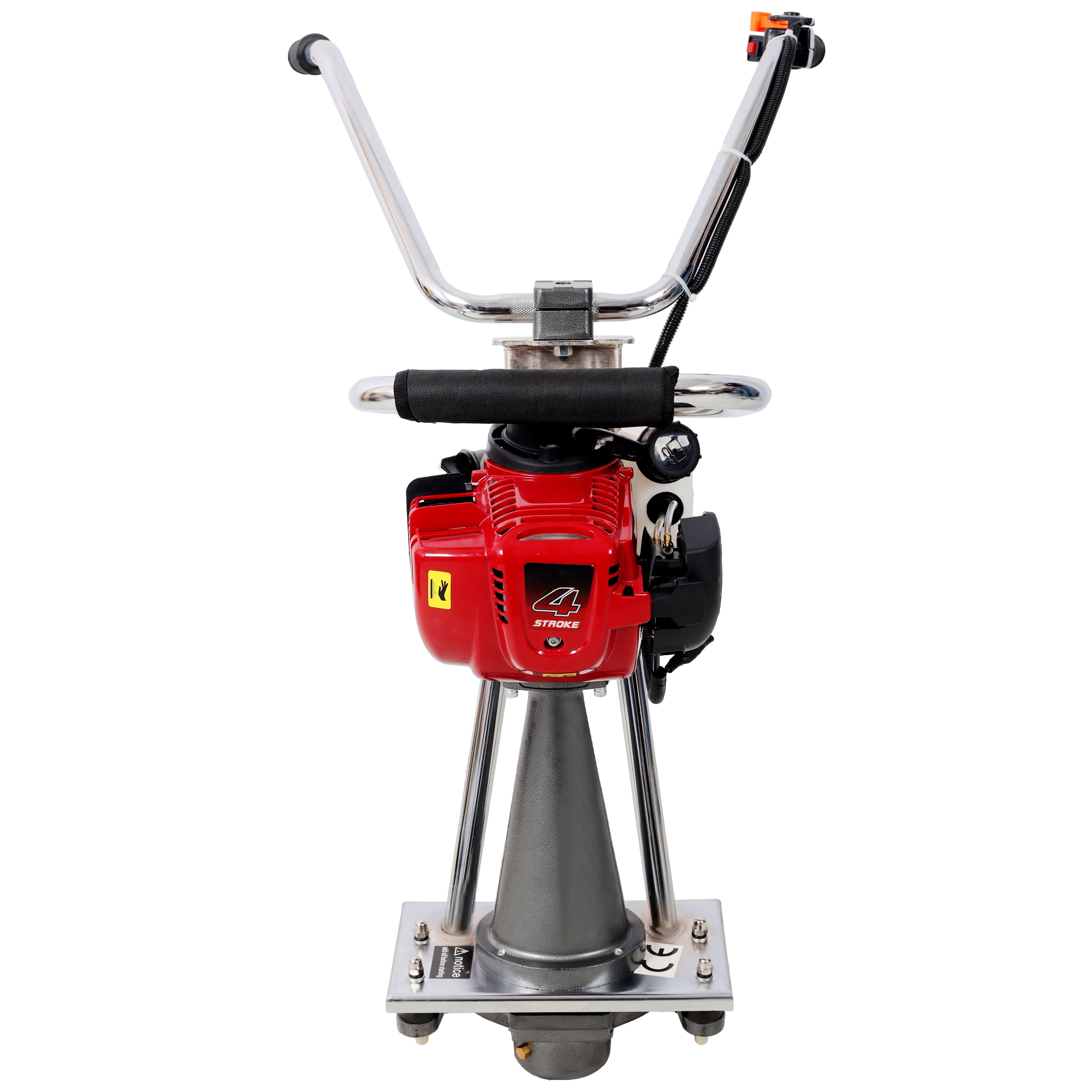 38cc 4 Stroke Gas Concrete Power Screed Cement Finishing Vibrating Motor Concrete Surface Smoother Finisher Screed (Machine Only)