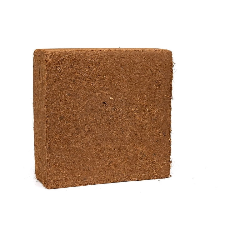 11 Lb Organic Coconut Coir Block – Natural Soil Enhancer & Mulch, Coco Peat For Gardening 13 thumbnail image