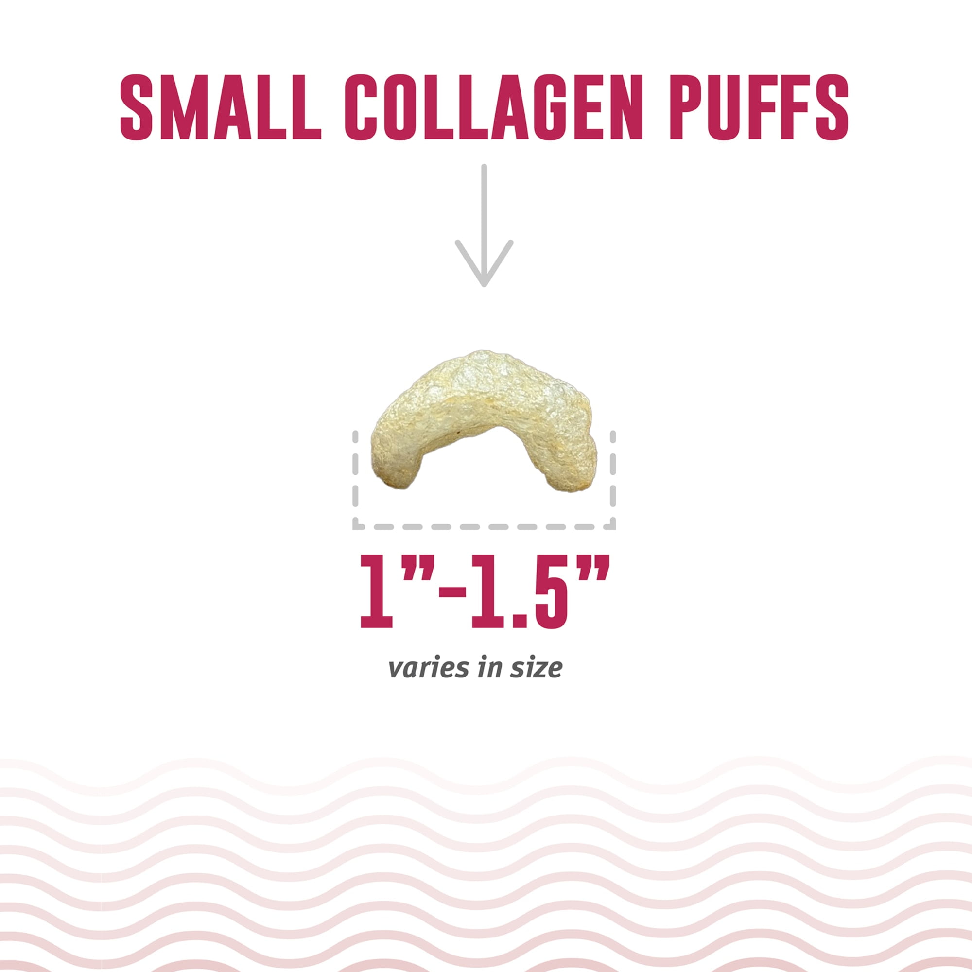 Icelandic+ Collagen Puffs: Baked Beef Collagen With Lamb Marrow 1.3oz - Small Dog Treats, Crunchy Protein Bites