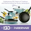 Farberware 14-Inch Easy Clean Nonstick Family Pan, Jumbo Cooker with Lid, Aqua