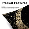 thumbnail image 2 of New Moon Symbol Pillow Covers and Throw Pillow Inserts - Set of 2, Available in 16x16, 18x18, and 20x20 Inches, Featuring Unique Patterns for Home Decor, 2 of 6