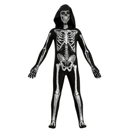 

Onesies Girls Clothes Halloween Jumpsuit Print Skeleton Black Clothes