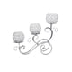 thumbnail image 1 of Portavelas De Cristal, Candelabro De Plata Decorativo, Soporte Para Mesa De Comedor De Boda En Casa Speravity  HA015003-00, 1 of 5