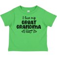 thumbnail image 3 of Inktastic I Love My Great Grandma with Hearts Boys or Girls Toddler T-Shirt, 3 of 5