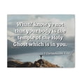 thumbnail image 6 of Scripture Walls  Holy Ghost 1 Corinthians 6:19 Bible Verse Canvas Christian Wall Art Ready to Hang Unframed, 6 of 17
