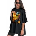 thumbnail image 3 of Plus Size Shirt for Women Black Tops for Women Short Sleeves Shirt for Women T Shirt Crewneck Shirt for Women XL, 3 of 5