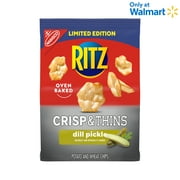 RITZ Crisp and Thins Dill Pickle Chips, 7.1 oz