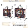 thumbnail image 2 of FORMRS Womens Corduroy Tote Bag Crossbody Shoulder Handbag with Pocket, Brown Abstract Eagle, 2 of 7